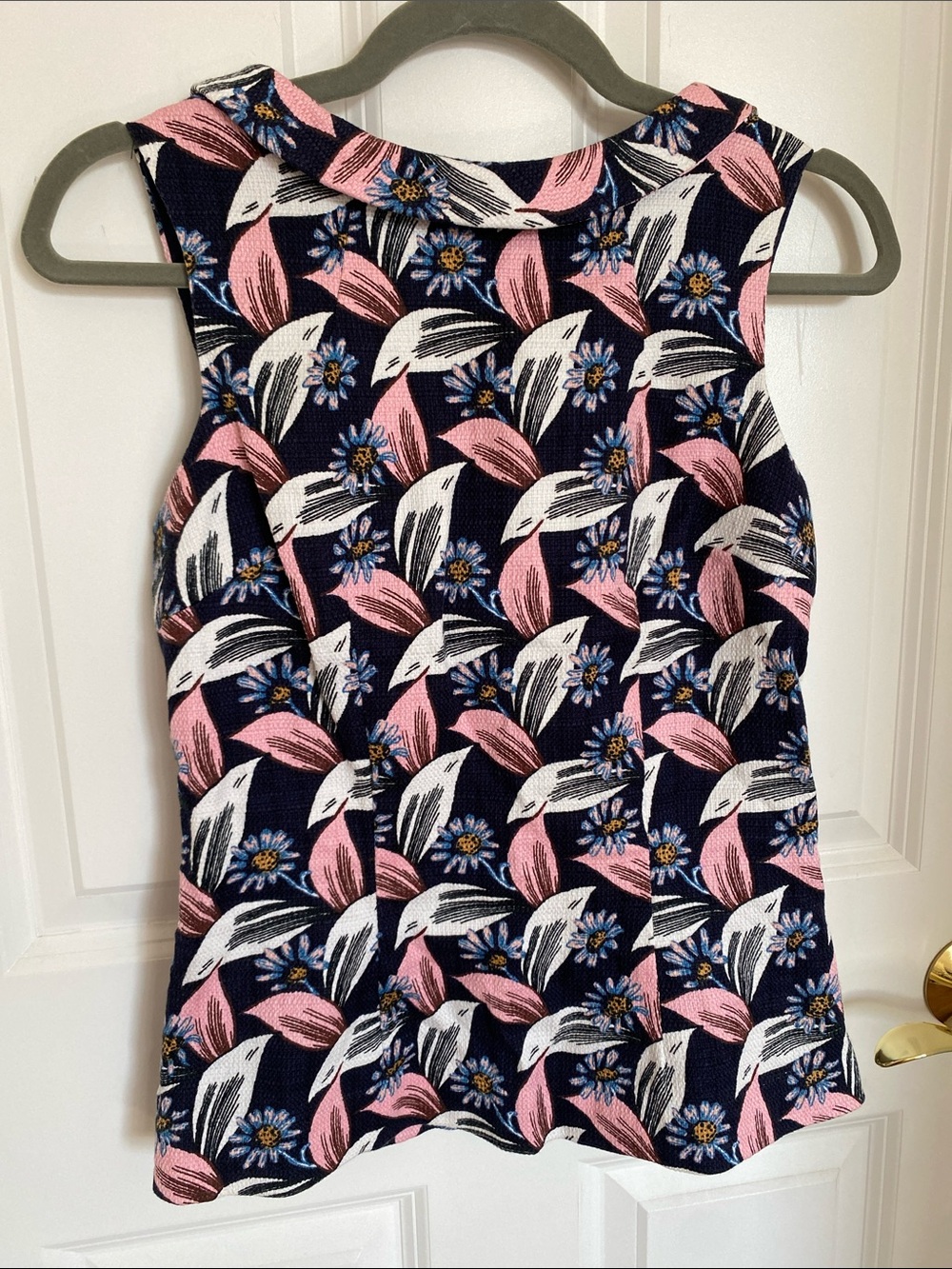 Boden Martha Sleeveless Floral Print Women's Cotton Top EUC Size 4
